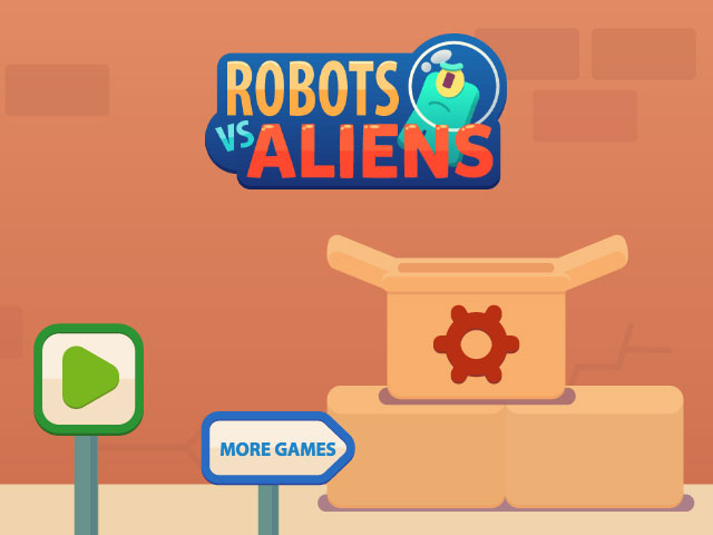 Roboter vs Aliens